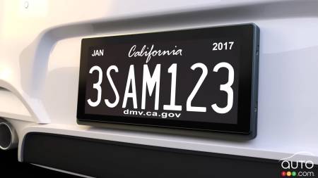 Our future licence plates could be digital… and show ads